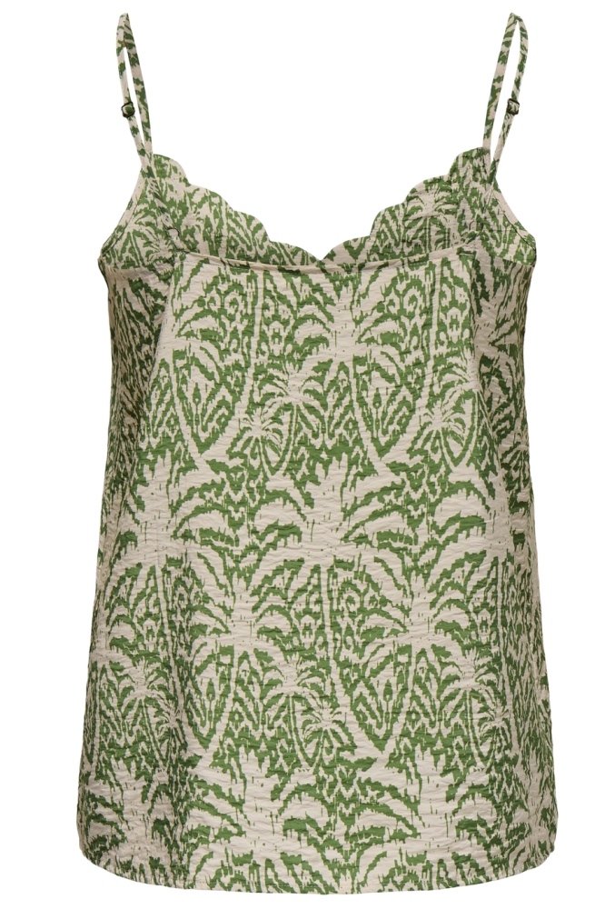 JDYTROYA LIFE SINGLET WVN DIA 15347220 KALE/02-25-07 TAPIOCA PALM TREE